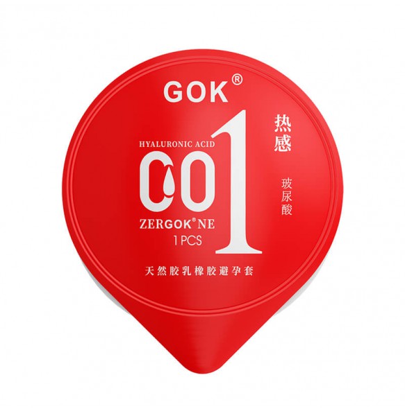 GOK - Hyaluronic Acid Ultra Moisturizing Warming 001 Con dom (10Pcs) GOK - Hyaluronic Acid Ultra Moisturizing Warming 001 Con dom (10Pcs)