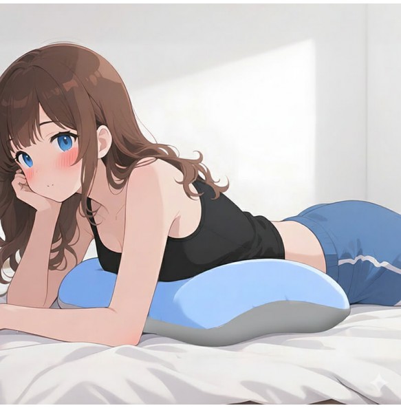 MAKJ - Passion Assist Little Soft Pillow (Blue) MAKJ - Passion Assist Little Soft Pillow (Blue)